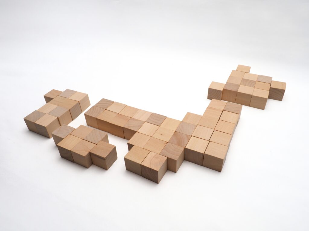 積み木の日本地図