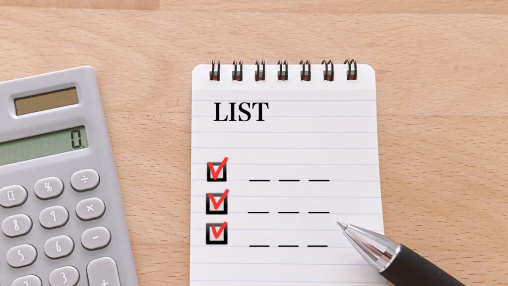 チェックリスト